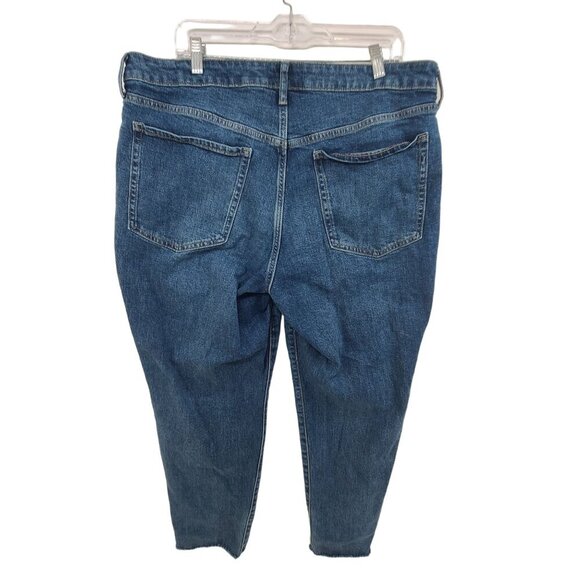 Old Navy Women's High Rise O.G. Straight Jeans Blue Size 18 - Picture 6 of 10